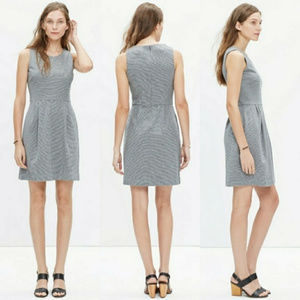 Madewell gray stripe dress | 100% Cotton!